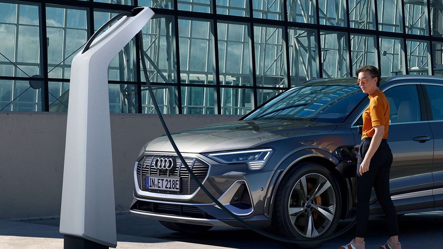 Borne de chargement - Audi e-tron S